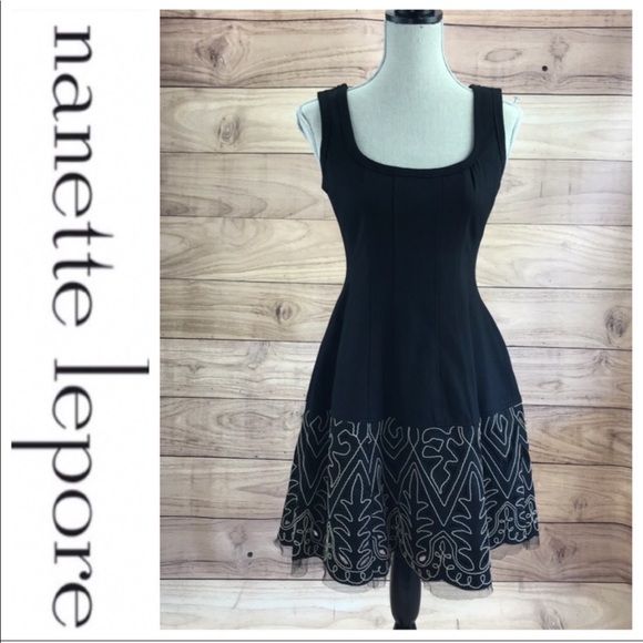 Nanette Lepore Dresses & Skirts - 💕SALE Nanette Lepore Black Strapless Cutout Dress